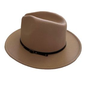 NWT Lanzom classic wool wide brim hat